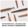 Augenbrauenstift Brow'Tastic Fill&Sculpt 002 Medium Brown MANHATTAN Cosmetics