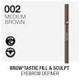 Augenbrauenstift Brow'Tastic Fill&Sculpt 002 Medium Brown MANHATTAN Cosmetics