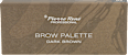 PALETKA CIENI DO BRWI - BROW PALETTE no. 02 DARK BROWN Pierre Rene