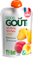 BIO ovocný příkrm v sáčku Broskev s hruškou Good Gout