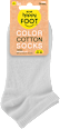 Къси памучни чорапи, бял цвят, размер 43-46 happy FOOTtopia