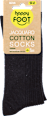 Жакардови памучни чорапи, черни, размер 39-42 happy FOOTtopia