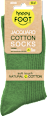 Жакардови памучни чорапи, зелени, размер 39-42 happy FOOTtopia
