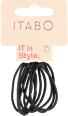 Gumice za kosu tanke - crne ITABO