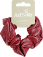 Scrunchy gumica za kosu – kožna bordo ACCESSOIRES