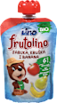Bio sadni žepek frutolino z okusom jabolka, hruške in banane, od 6. meseca Lino