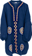 Tunika – plava s detaljima, S/M HOOT