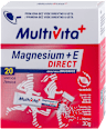 Magnesium + vitamin E DIRECT - ukus brusnica, 20 kesica  Multivita