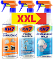 Trio pack XXL – odmašćivač, sredstvo za uklanjanje kamenca i sredstvo za uklanjanje mrlja na odjeći KH-7