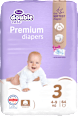 double care Cotton Premium pelene za bebe vel. 3 (4 - 9 kg) Violeta
