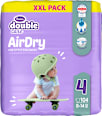 double care pelene AirDry XXL PACK, veličina 4 (8-14kg) Violeta