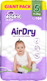 double care pelene AirDry GIANT PACK veličina 5 (11-25kg) Violeta