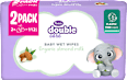 double care vlažne maramice – organsko bademovo mlijeko, duopack, 2 x 56 kom. Violeta