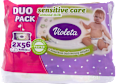 double care vlažne maramice – organsko bademovo mlijeko, duopack, 2 x 56 kom. Violeta