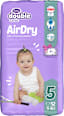 double care pelene AirDry, veličina 5 (11 – 18 kg) Violeta