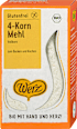 4-Korn-Vollkornmehl Bio Glutenfrei Werz