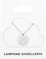 Ogrlica slovo M - Silver Lampone