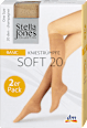 Soft Basic Kniestrümpfe champagner 20 DEN One Size (1 Paar) Stella Jones