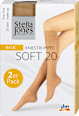 Basic dokoljenke Soft, 20 DEN – Make-up, 2 para Stella Jones