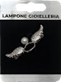 Broš s krilima Lampone