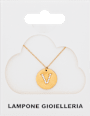 Ogrlica slovo V - Gold Lampone