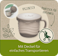 Snackbox eat green 2in1 grau Nip