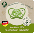 Schnuller green My Butterfly Silikon, blau, Gr. 2, 5-18 Monate Nip