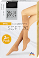 Soft Basic Kniestrümpfe schwarz 20 DEN One Size (1 Paar) Stella Jones