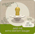 Schnuller Cherry Green Latex, orange/braun, 0-2 Monate Nip