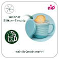 Snackbox 2in1 grün Nip