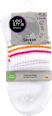 Șosete Trend Crew alb și roz, mărimea 39 - 42 (2 perechi) Legstra