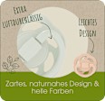 Schnuller Cherry Green Latex, orange/braun, 0-2 Monate Nip