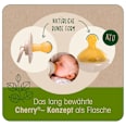 Babyflasche aus Glas cherry green, beige, von Geburt an, 120ml Nip