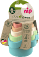Stapelbecher Set play green bunt 5tlg Nip