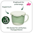 Snackbox 2in1 grün Nip