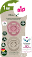 Schnuller Cherry rot/braun, Gr.1, 0-6 Monate Nip