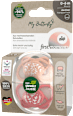 Schnuller My Butterfly Silikon, rosa/pink, 0-6 Monate Nip