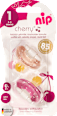 Schnuller Cherry Latex, lachs/pink, Gr.1, 0-6 Monate Nip