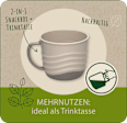 Snackbox eat green 2in1 grau Nip