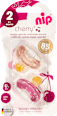 Schnuller Cherry Latex, lachs/pink, Gr.2, ab 6 Monate Nip