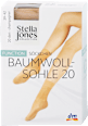 Pančuchové ponožky Baumwollsohle 20, 39-42 champagner Stella Jones