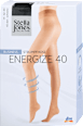 Business hulahopke Energize, 40 DEN, veličina M 42 – 44 – Crna, 1 par  Stella Jones