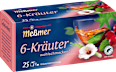 Kräutertee 6-Kräuter (25 Beutel) Meßmer