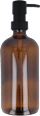Seifenspender aus Glas, braun (500ml) keine Marke