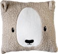 Kissen aus Teddystoff, Bär (40x40 cm) Dekorieren & Einrichten