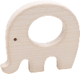 Greifring Elefant aus Holz Prym