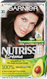 Nutrisse Creme dauerhafte Pflege-Haarfarbe - Nr. 30 Espresso Dunkelbraun GARNIER NUTRISSE