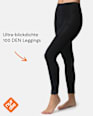 Leggings Wohlig Warm schwarz Gr. 40/44, 100 DEN nur die