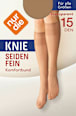 Kniestrümpfe seidenfein amber onesize 15 DEN nur die