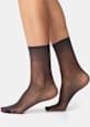 Trend & Style Söckchen Seidenfein schwarz 15 DEN (1 Paar) nur die